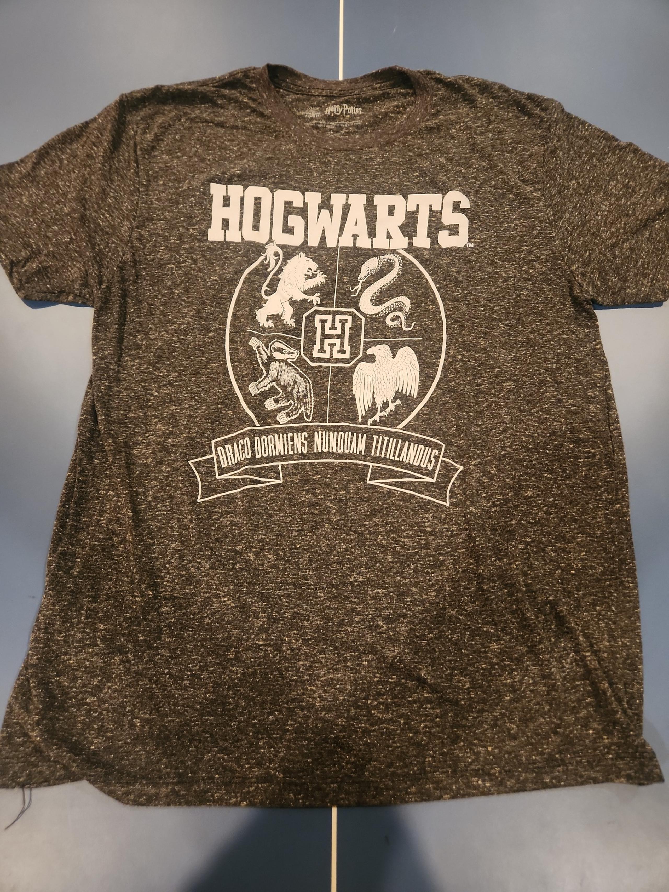 Harry Potter Hogwarts T shirt mens Large