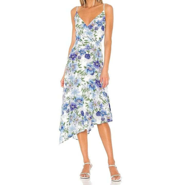NWT Yumi Kim White Blue Havana Midi Dress 288