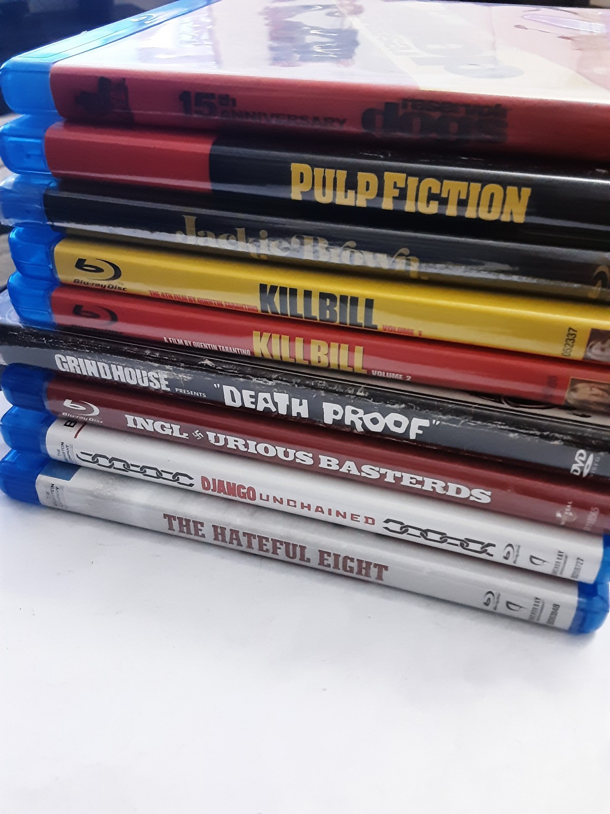 Quentin Tarantino 8 film Bluray Collection