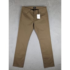 Theory Pants Men's 34 34x32.5 Brown Beige Haydin Straight Slim City Hipster
