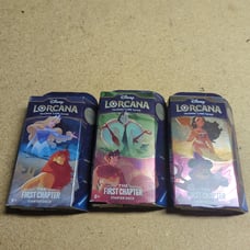 Disney Lorcana First Chapter Starter Deck Three Different Ones New