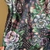 Vintage Gold Label Victoria’s Secret Blue Lace Floral Satin Slip Small