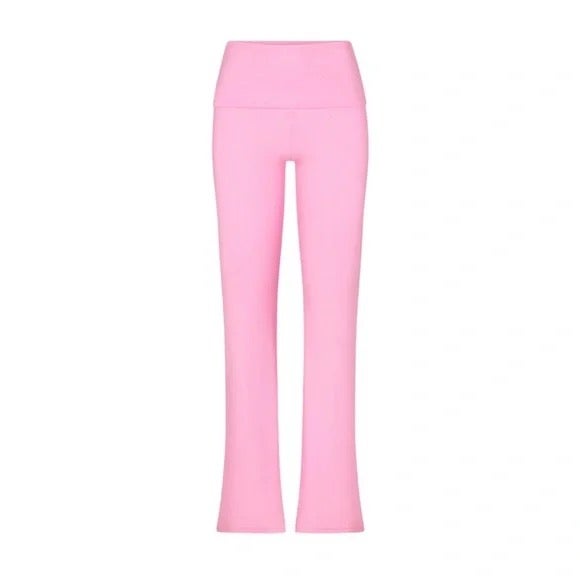 Skims Soft Lounge Foldover Pant Cotton Candy Pink XL