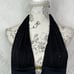 ST. JOHN Swimwear Black Halter Padded Sequins One Piece Swimsuit Size 4 NWT