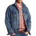New Polo Ralph Lauren Men's Paint-Splatter Denim Trucker Jacket-Rodwell small