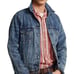 New Polo Ralph Lauren Men's Paint-Splatter Denim Trucker Jacket-Rodwell small
