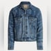 New Polo Ralph Lauren Men's Paint-Splatter Denim Trucker Jacket-Rodwell small