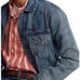 New Polo Ralph Lauren Men's Paint-Splatter Denim Trucker Jacket-Rodwell small