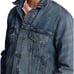 New Polo Ralph Lauren Men's Paint-Splatter Denim Trucker Jacket-Rodwell small