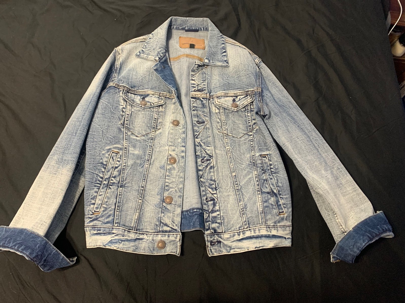 Men’s American Eagle Distressed Jean Jacket