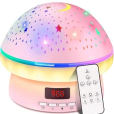 Toys for 3-8 Year Old Girls Boys, Timer Rotation Star Night Light Projector Kids