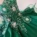 Stunning girls holiday Christmas glitz pageant cupcake princess birthday dress.