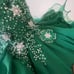 Stunning girls holiday Christmas glitz pageant cupcake princess birthday dress.