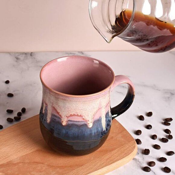 New Large Ceramic Coffee Mug, Big Tea Cup for Office and Home, 21 Oz, 1 PCS