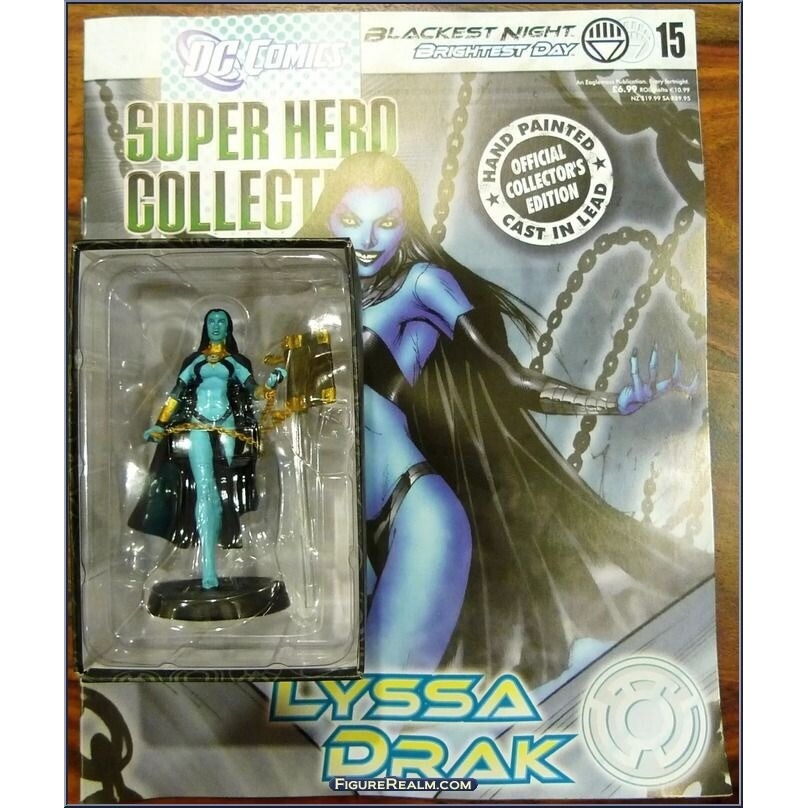Eaglemoss 1:16 DC Comics Super Hero Fig w/Book: Lyssa Drak #15 (Blackest Night)