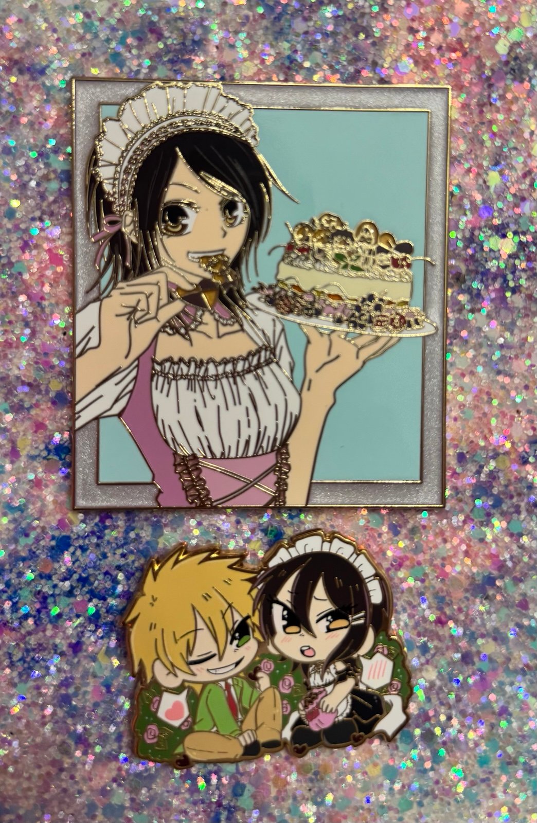 Maid Sama pin bundle collection of May Crayo pins