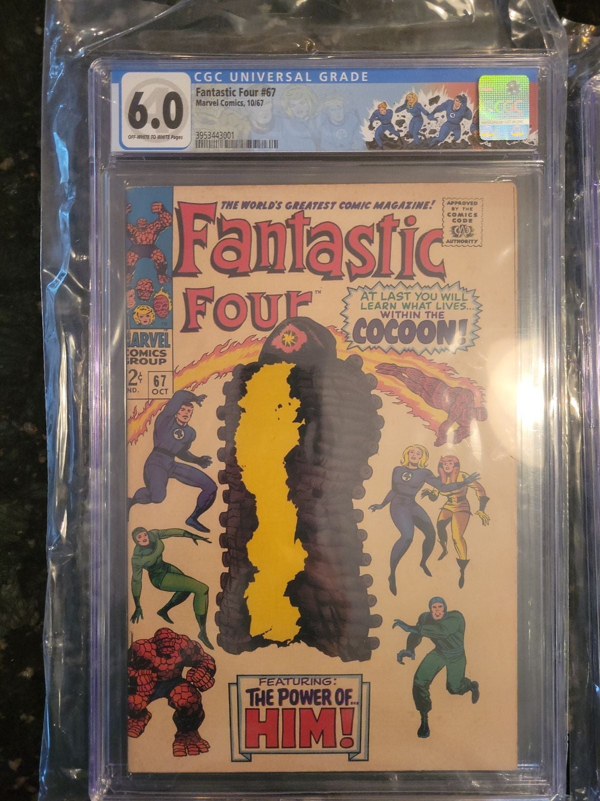 FANTASTIC FOUR #67 CGC 6.0!!1st WARLOCK