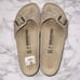 Birkenstock slides size 41/10-10.5 snakeskin print