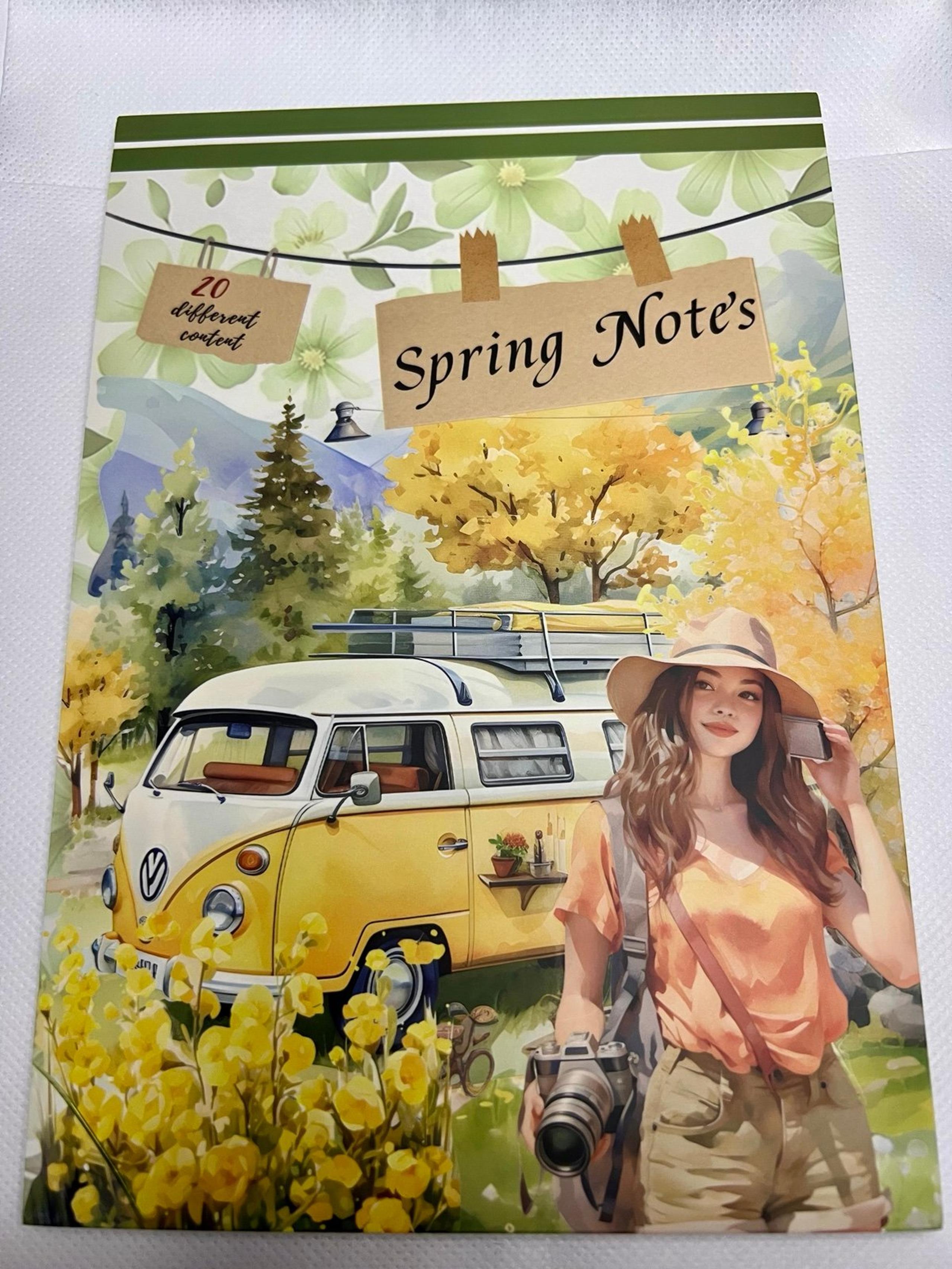 20 Sheets sticker book. Vintage artistic courtly style sticker book.