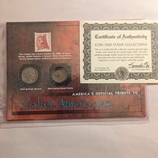 Coin and stamp