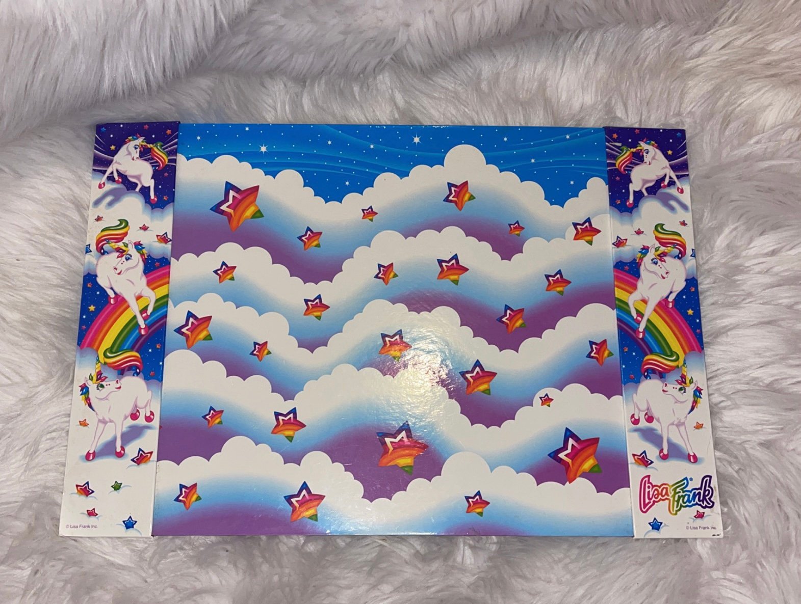 Vintage 90’s Lisa Frank Markie The Unicorn Designer Desk Blotter VHTF