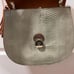 VINCE CAMUTO Two-Tone Snakeskin Shoulder Bag-Gold Chain Leather Strap Tan & Sage