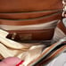 VINCE CAMUTO Two-Tone Snakeskin Shoulder Bag-Gold Chain Leather Strap Tan & Sage