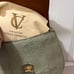 VINCE CAMUTO Two-Tone Snakeskin Shoulder Bag-Gold Chain Leather Strap Tan & Sage