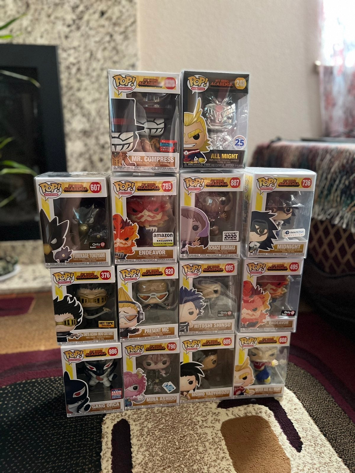 my hero academia funko pop lot