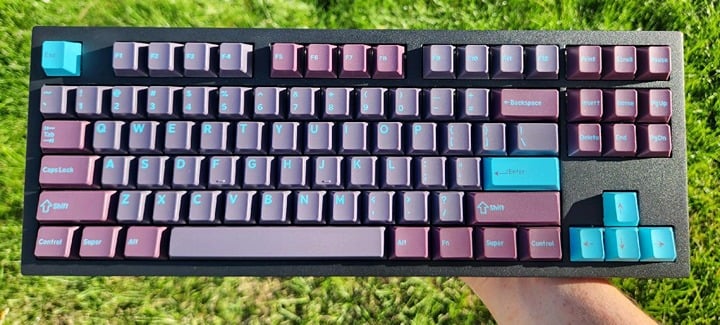 Modded Custom Mechanical Keyboard TKL Lubed Linear | Aluminum Keychron Q3