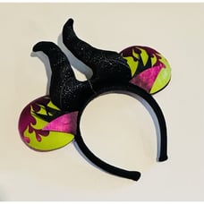 Disney Parks Maleficent Mickey Minnie Mouse Ears Retired Limited Series NO TAG