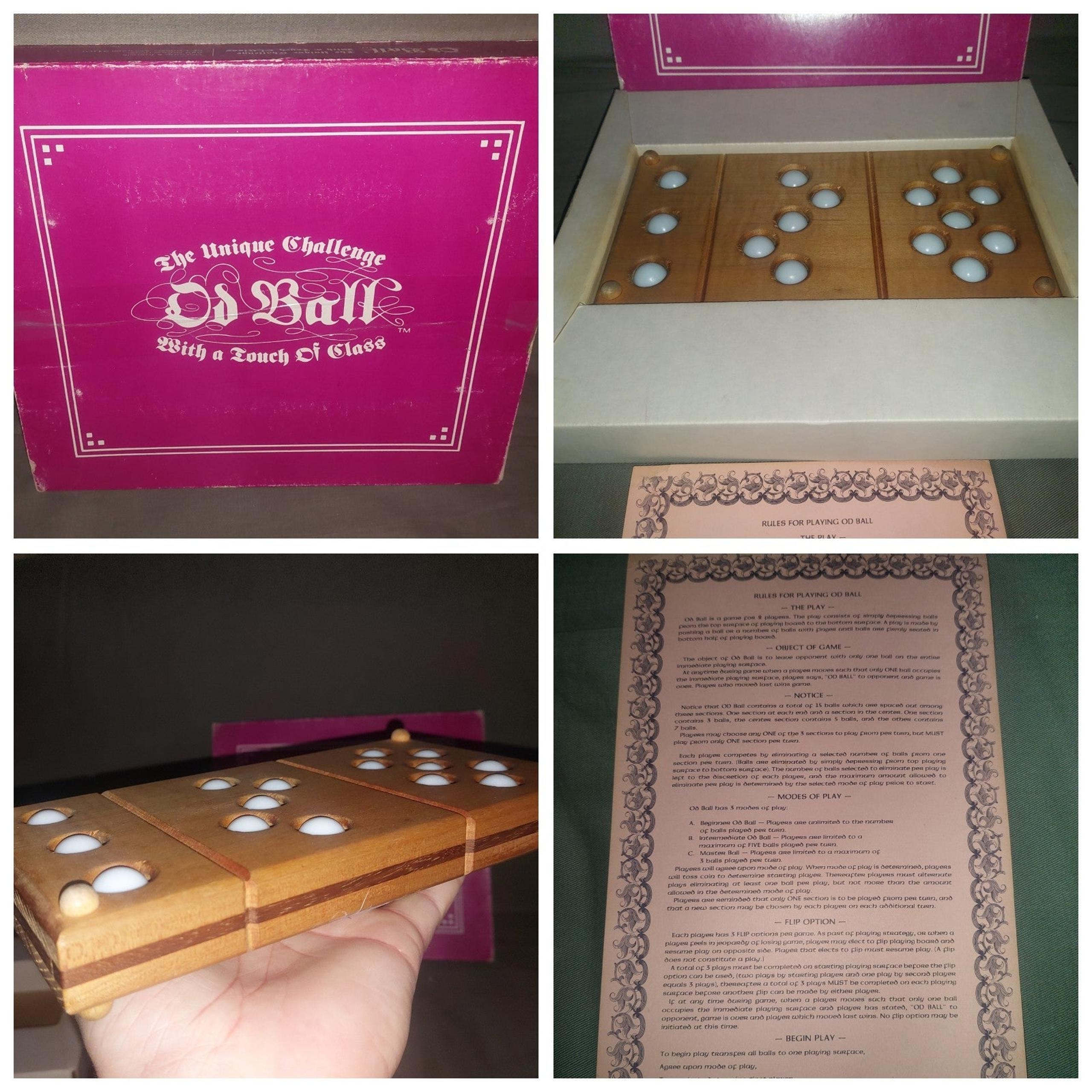 Rare Vintage 1984 OD Ball Board Game by Gotway & Jarosik
