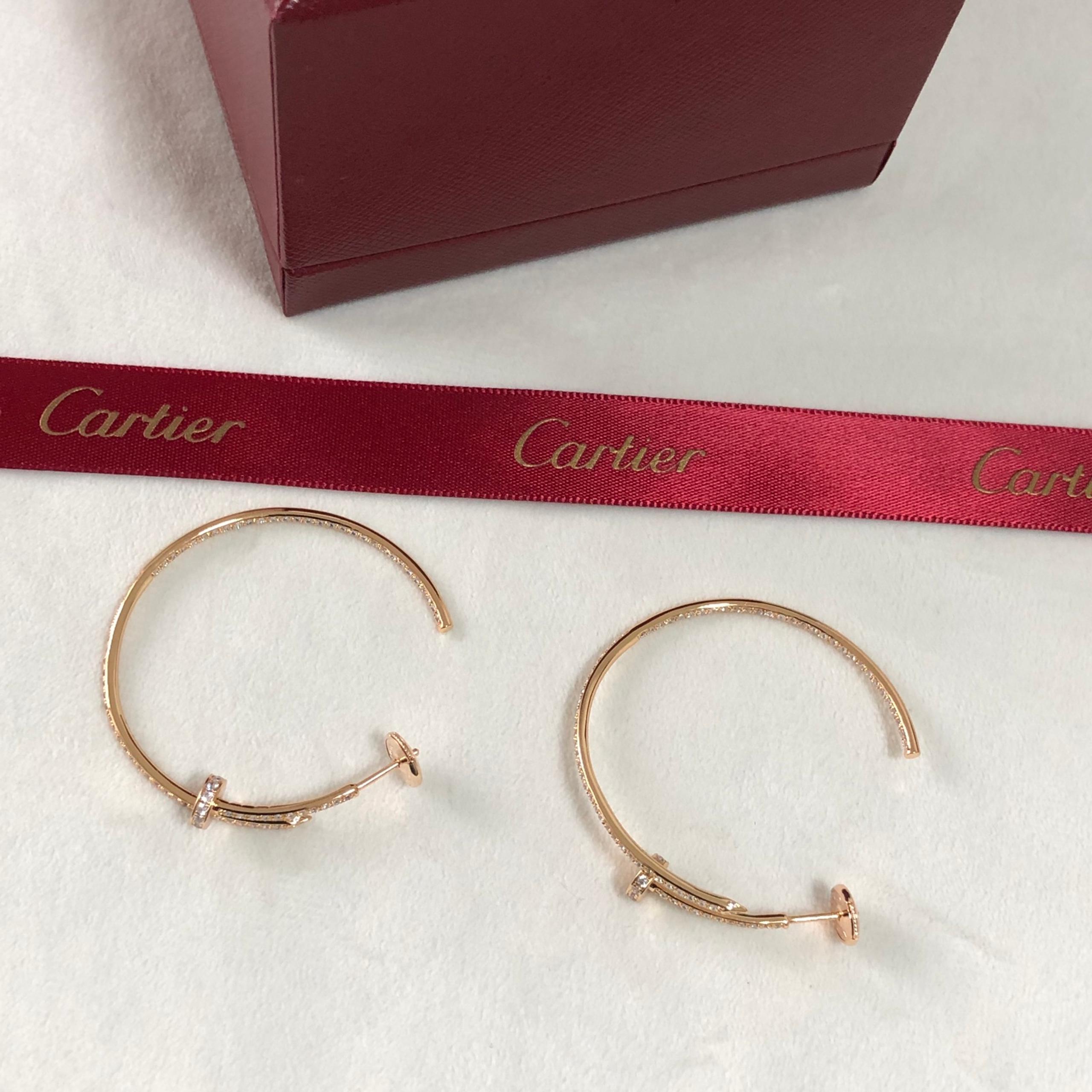 Auth 18k Rose Gold Women's Earrings