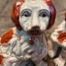 Antique Staffordshire red spaniel dog pair