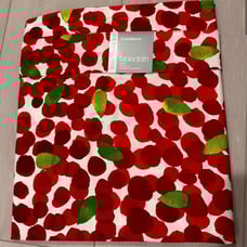 RARE! New Set Marimekko Crate&Barrel Rose Petal VALENTINES Tablecloth & Napkins