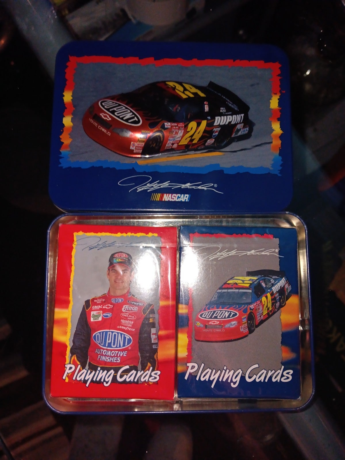 Jeff Gordon set of 2 decks playing cards