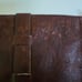 Mou Meraki Brown Genuine Leather Messenger Crossbody Bag 10 x10 x3