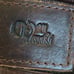 Mou Meraki Brown Genuine Leather Messenger Crossbody Bag 10 x10 x3