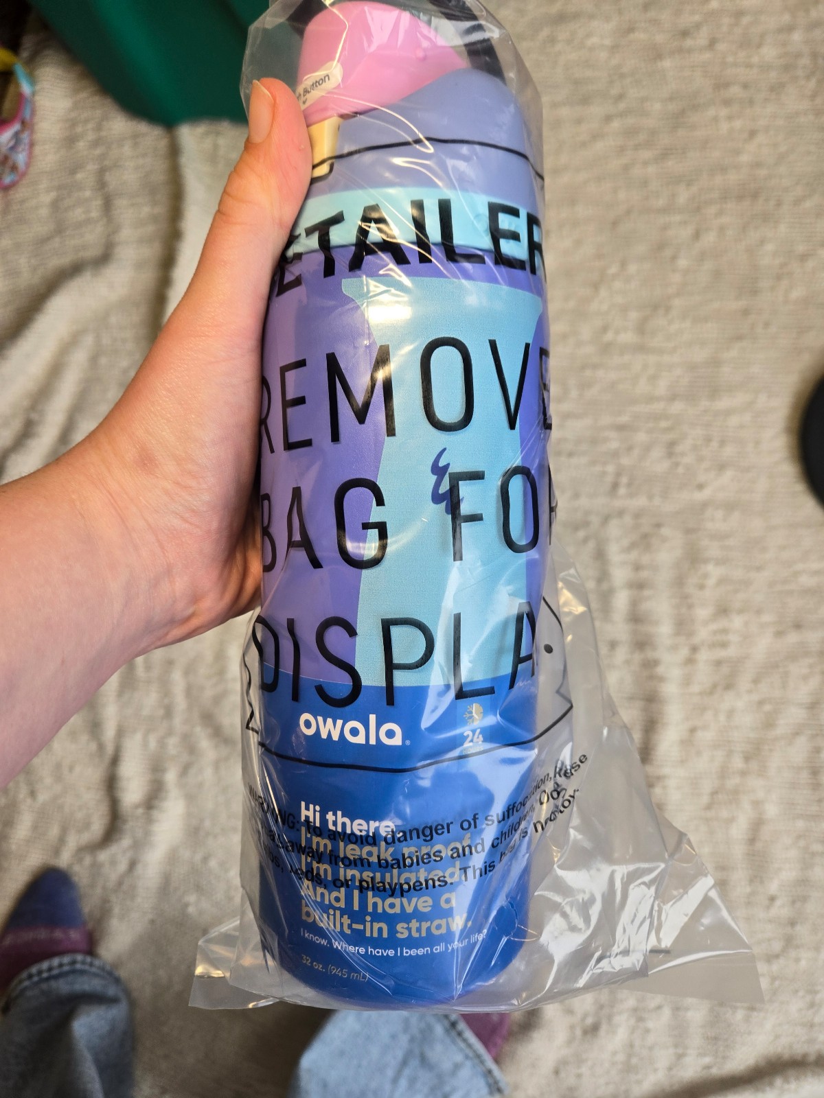 Owala FreeSip Disney Stitch Stainless Steel Water Bottle 32 oz