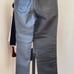 100% Black Leather Pants Size 6P