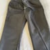 100% Black Leather Pants Size 6P