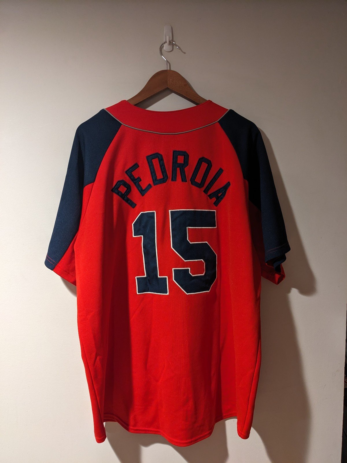 Boston Red Sox MLB Baseball Pedroia Red X-Large Jersey
