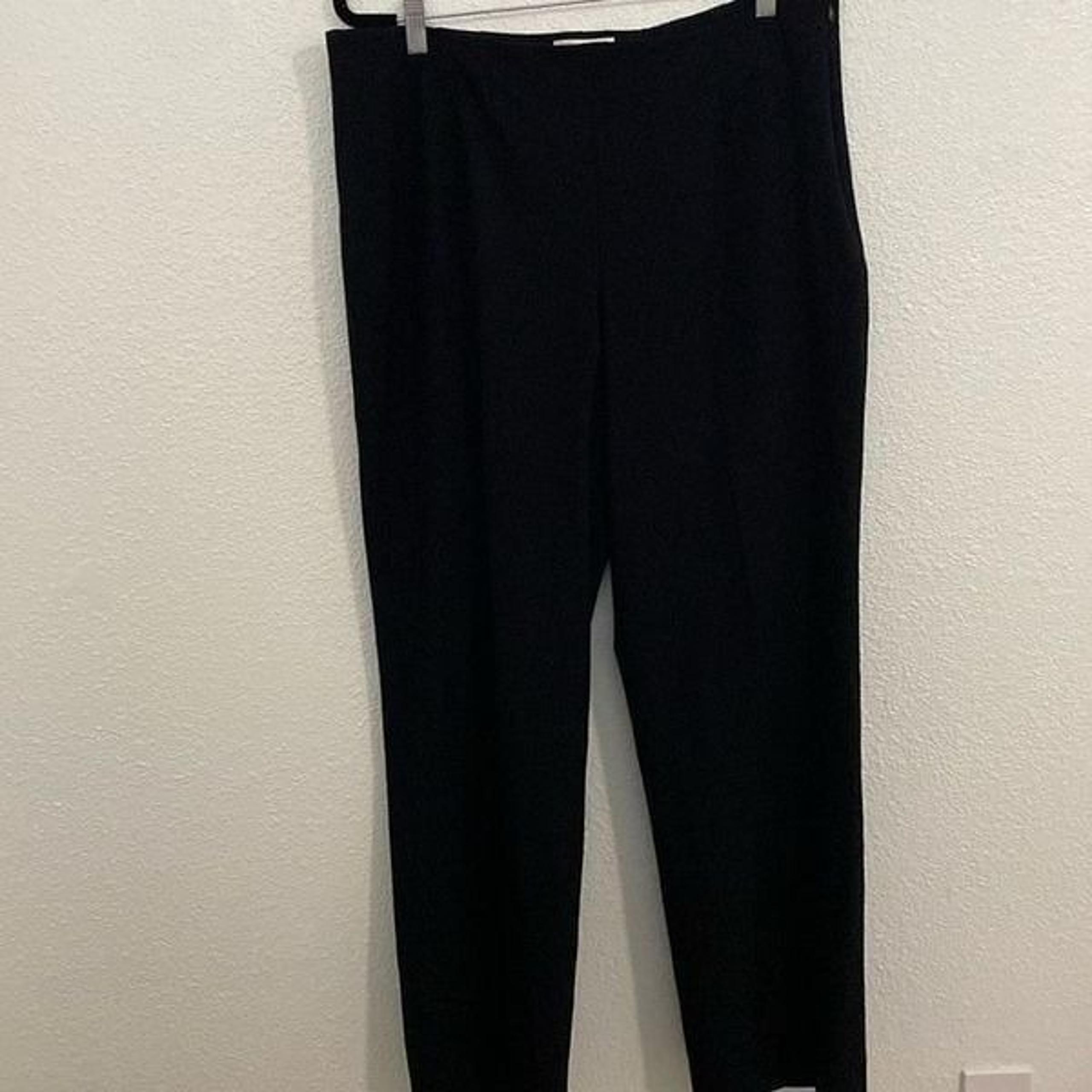 Coldwater Creek- Classic fit black dress pants- size 16