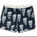 Stance Complex Pizza Melt Face Skull Freshtek Workout Stretch Shorts 5.5
