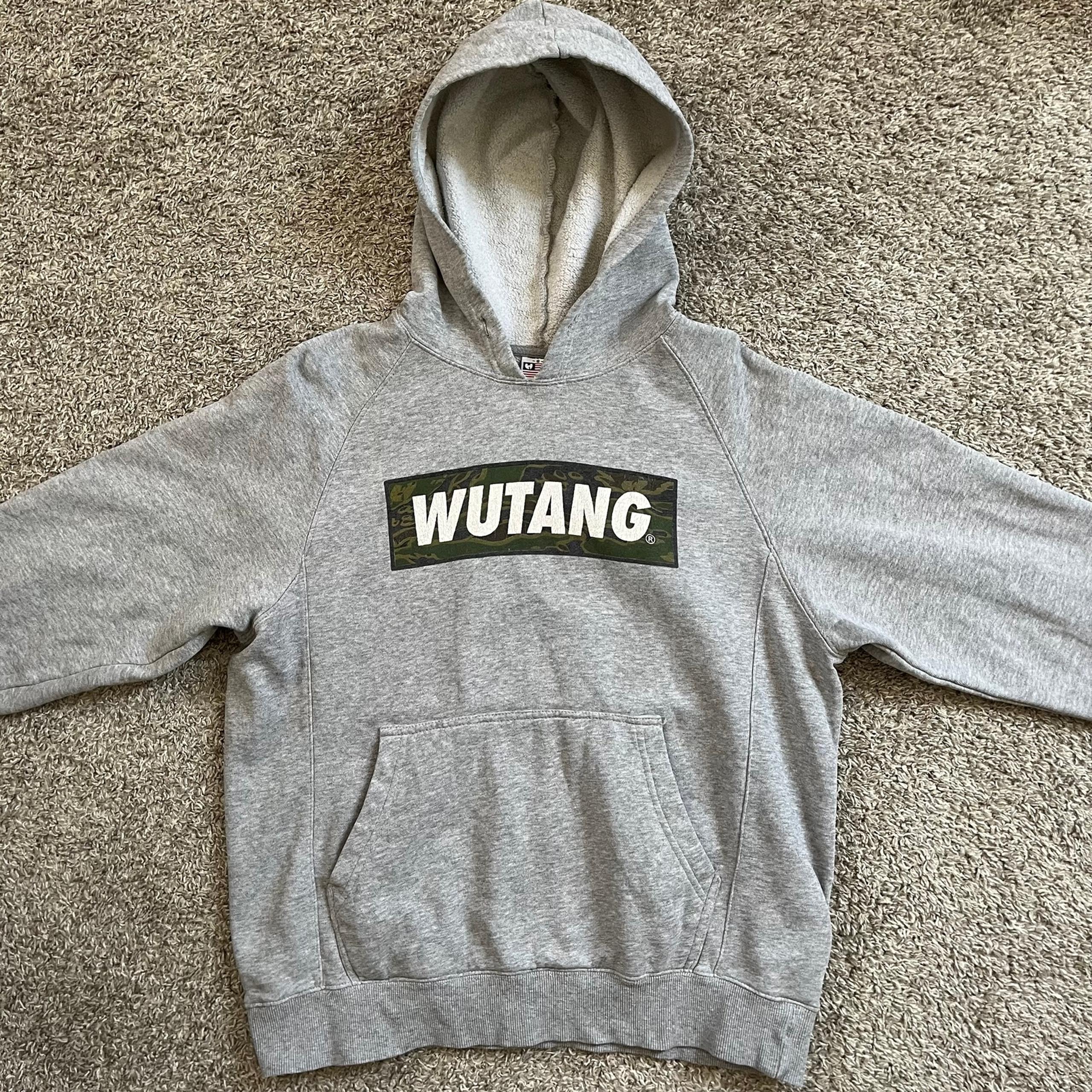 Wu-Tang Hoodie Size Small Gray Sweater Gza Rza