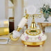 Retro Vintage Old Fashioned Telephones with Push Button Dial