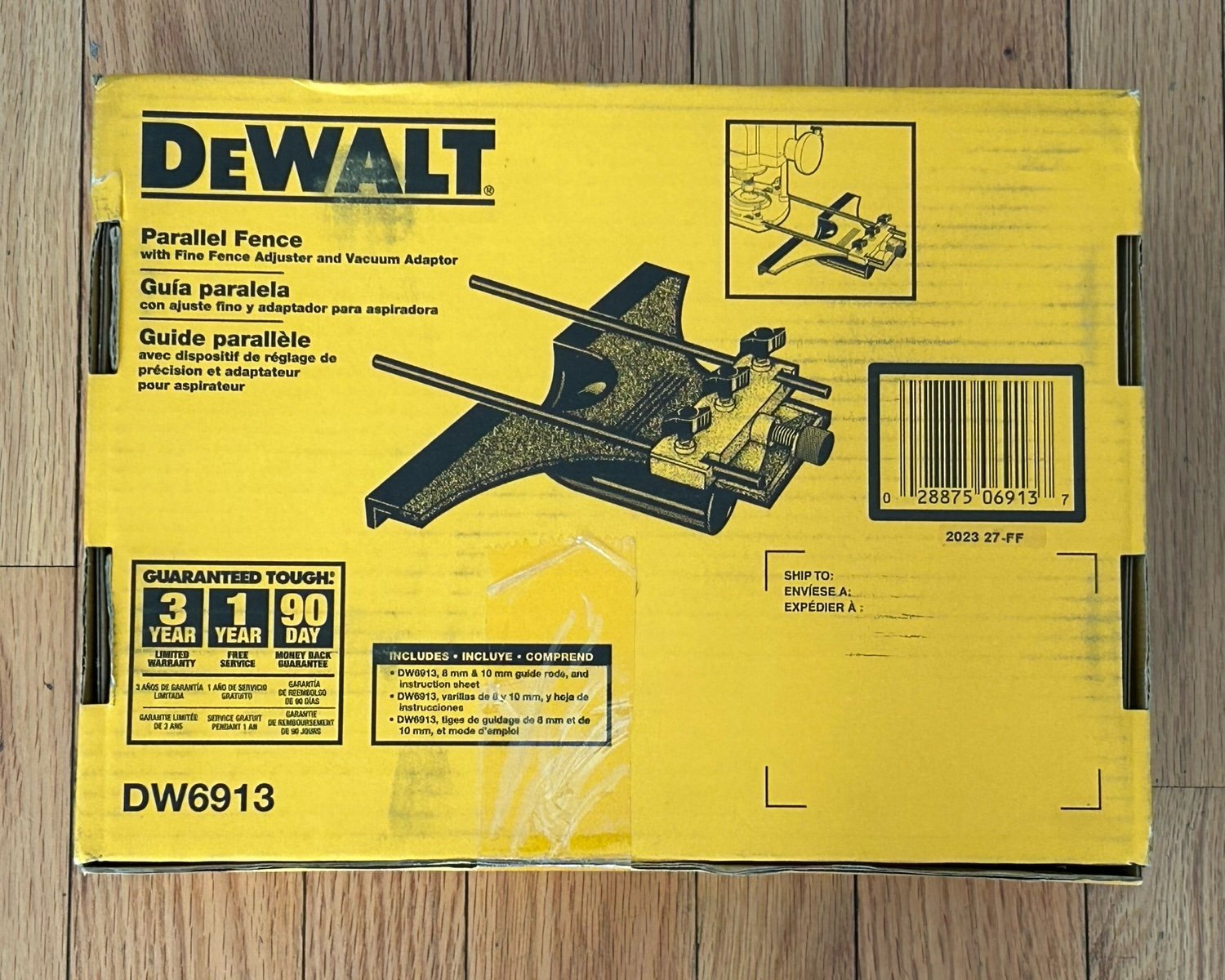 Universal Edged Guide w/ Dust Collection