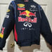 Vintage Red Bull Infiniti F1 Embroidered Blue Racing Jacket Size L NEW