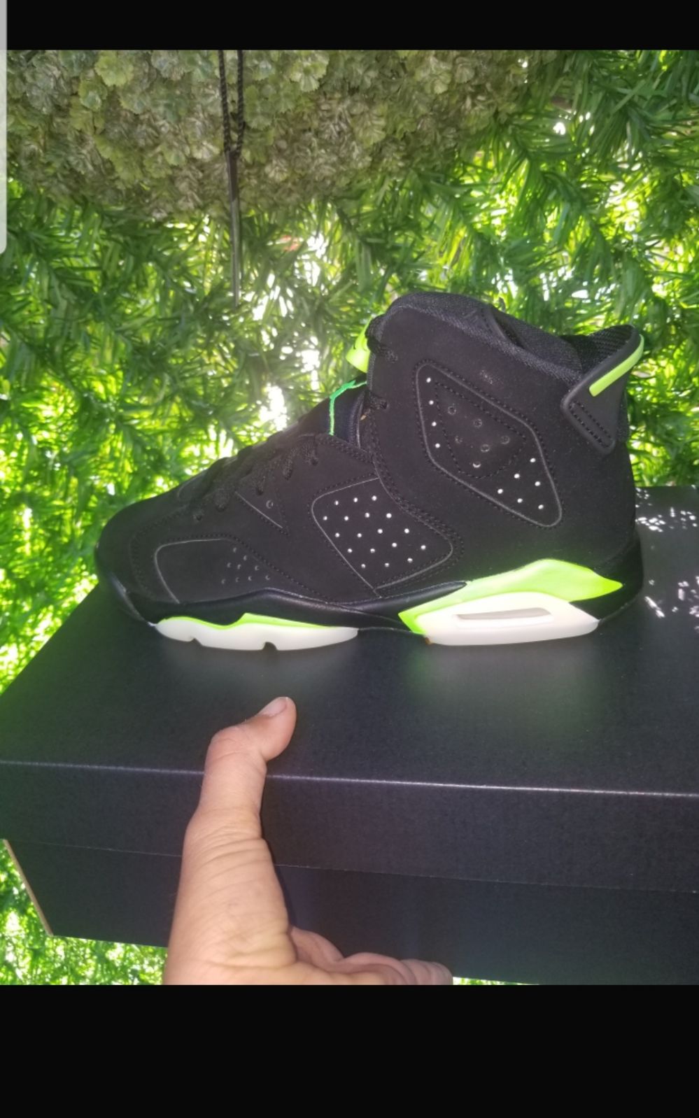 Jordan 6 electric green TD