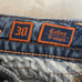Rock Revival Celine Cropped Jeans size 30 Chunky Rhinestones Fleur De Lis Pocket